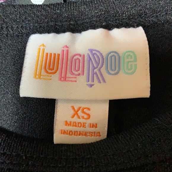 Used LuLaRoe XS Black Carly style. - Picture 4 of 6